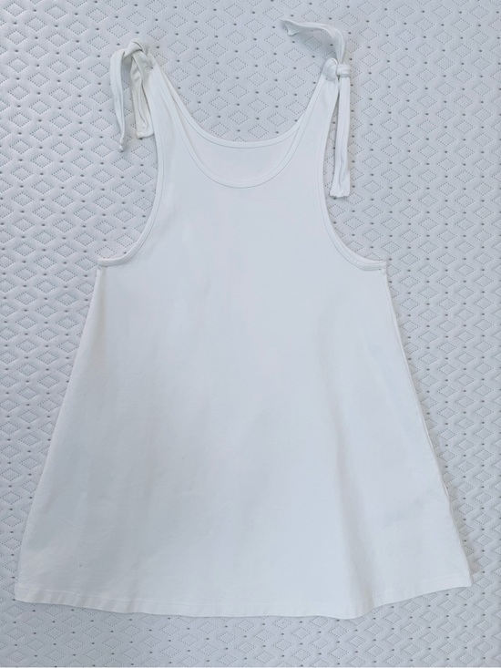 COS Dresses & Skirts - COS White Tie-Shoulder Tank